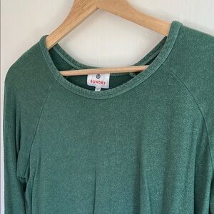 Sundry Women's Green Top
